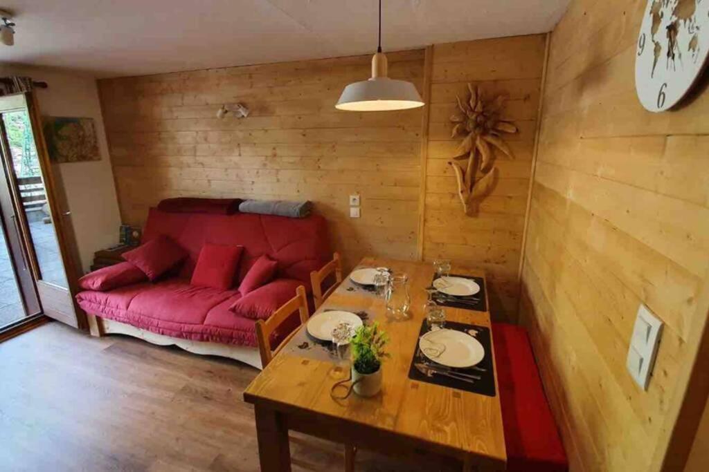 Appartement L'Edel - Vue Massif Mont-Blanc Saint-Gervais-les-Bains Ngoại thất bức ảnh